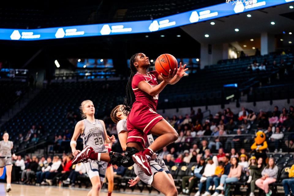 Florida State women's basketball player Ta'Niya Latson