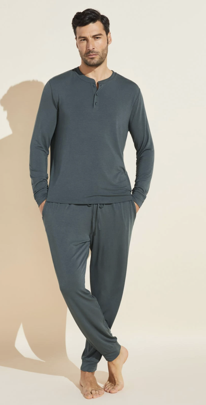 10) Henry Tencel Modal Long PJ Set