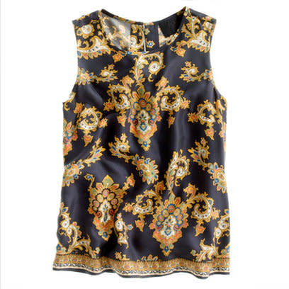 J Crew Top: Oriental Influence: Fashion Trend