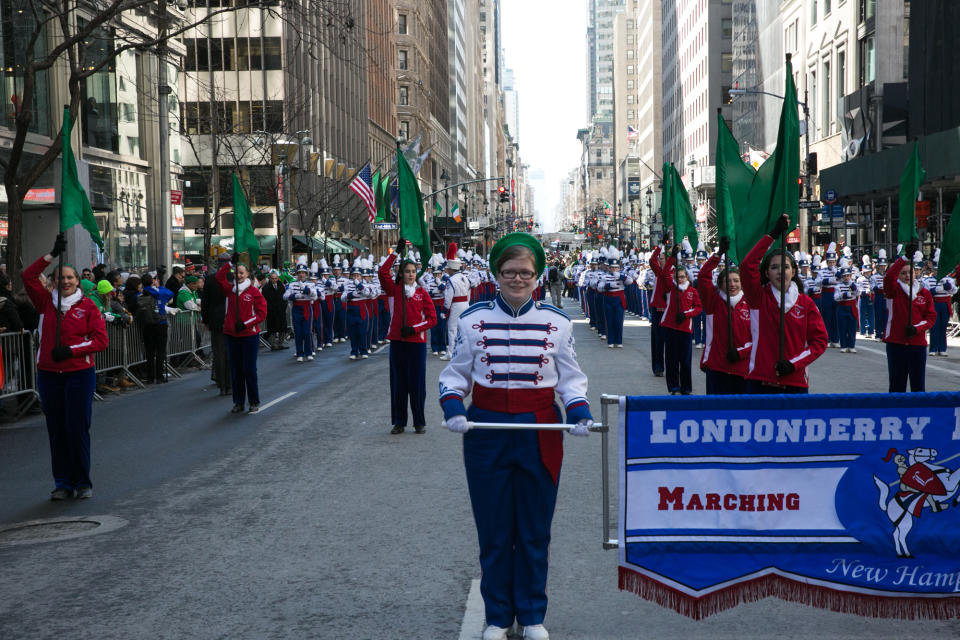 Lancers on parade