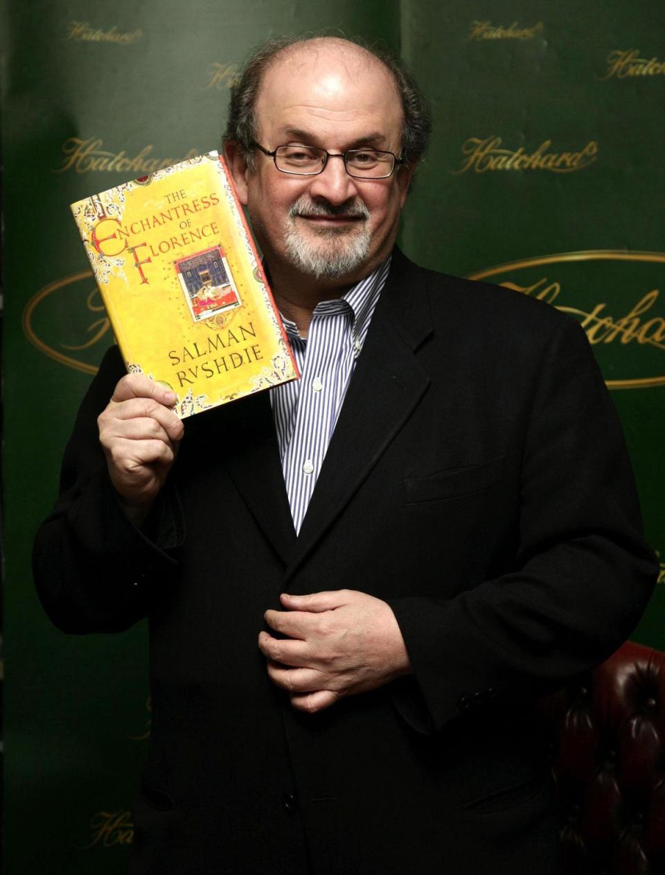 Sir Salman Rushdie during a book signing (Yui Mok/PA) (PA Wire)