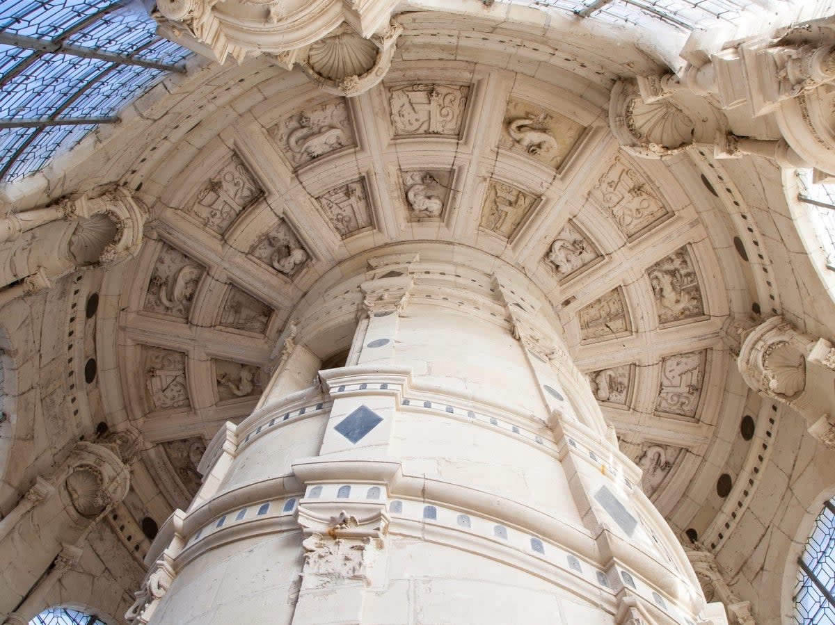 The double-spiral staircase is one of the highlights of Chambord (Sophie Lloyd)