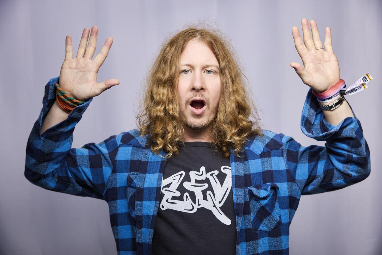 Ben Kweller backstage at ACL Fest.