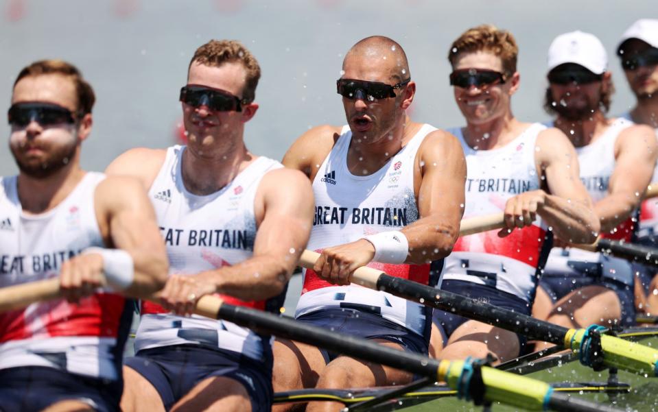 Moe Sbihi and the crew had to be content with bronze in the men's eight - GETTY IMAGES