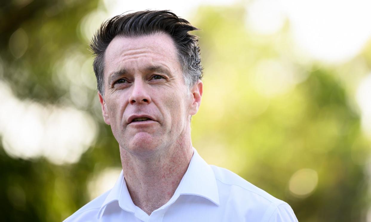 <span>NSW premier Chris Minns described his government’s proposed new laws to address youth crime as a ‘critical intervention’. </span><span>Photograph: Bianca de Marchi/AAP</span>