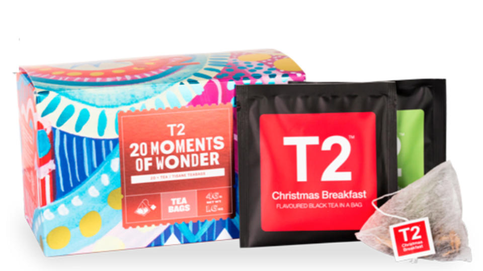 T2: 20 Moments of Wonder tea variety gift set. $22