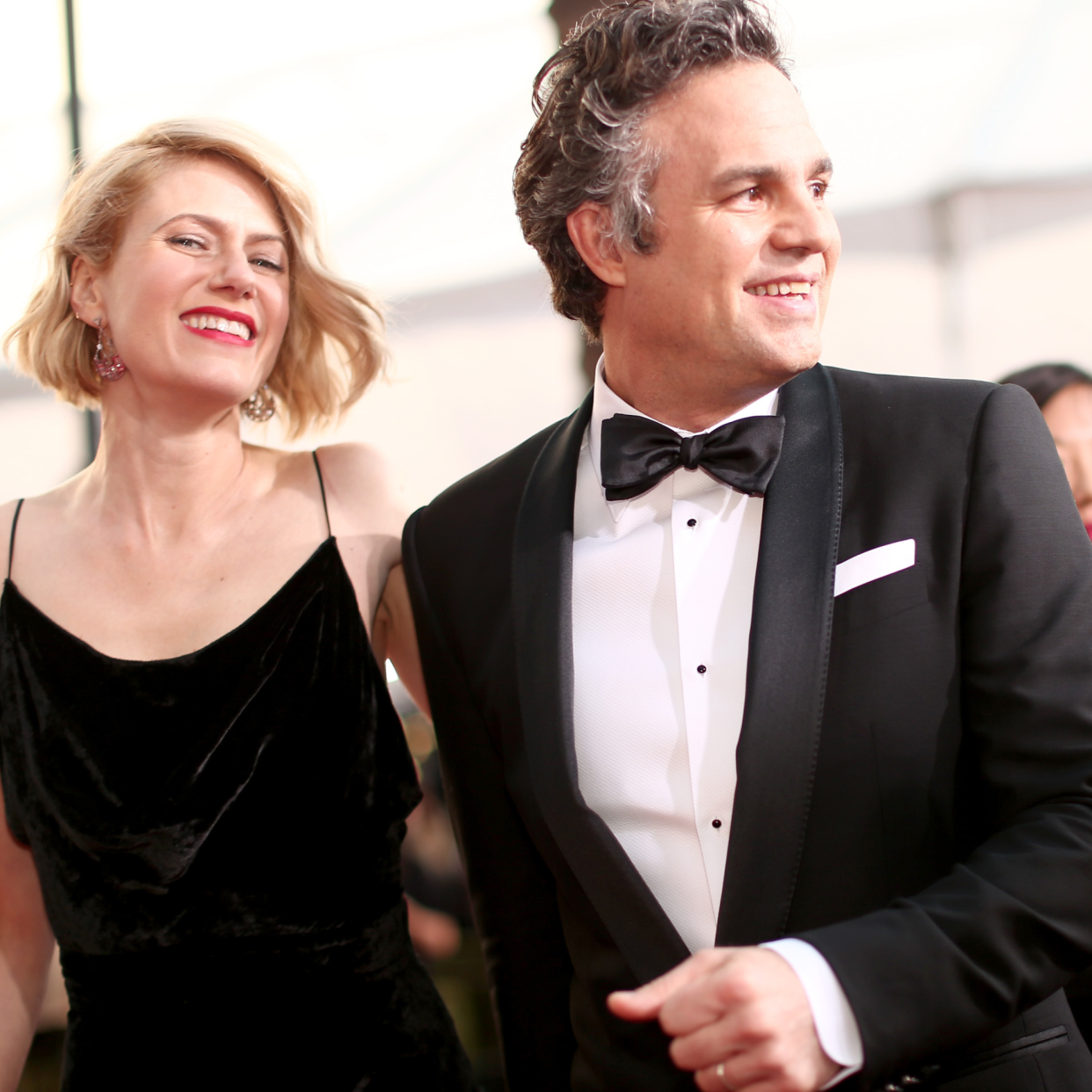  Actor Mark Ruffalo (R) and Sunrise Coigney attend The 22nd Annual Screen Actors Guild Awards at The Shrine Auditorium on January 30, 2016 in Los Angeles, California. 