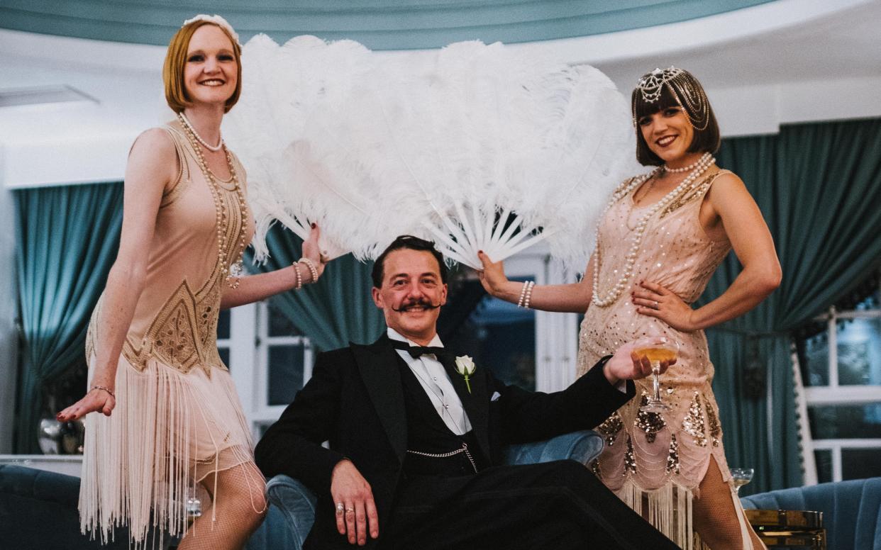 Interiors at Burgh Island inspire a Twenties backdrop to the hotel’s well-known murder mystery weekends