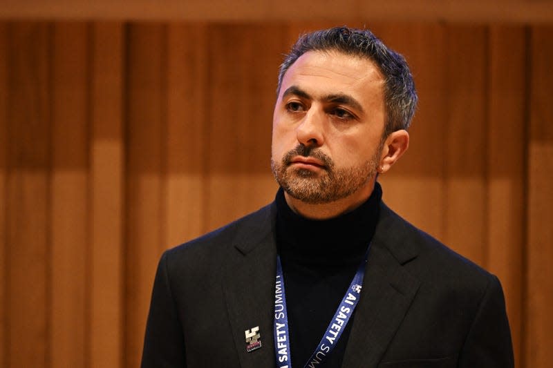 Mustafa Suleyman at the AI Safety Summit at Bletchley Park on November 1, 2023 in Bletchley, England. - Photo: Leon Neal (Getty Images)