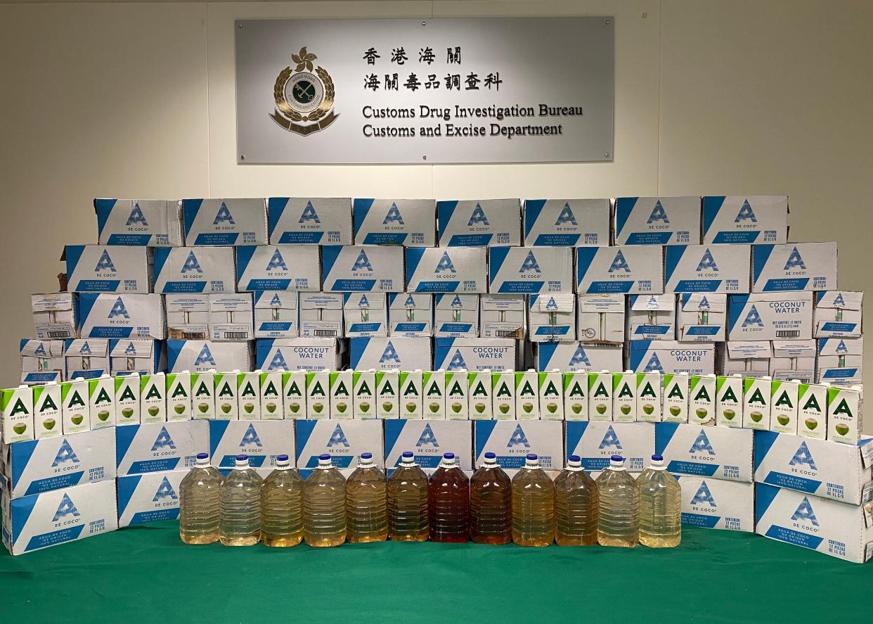 Australian and Hong Kong authorities seized two tons of liquid meth that has an estimated street value of $1 billion.