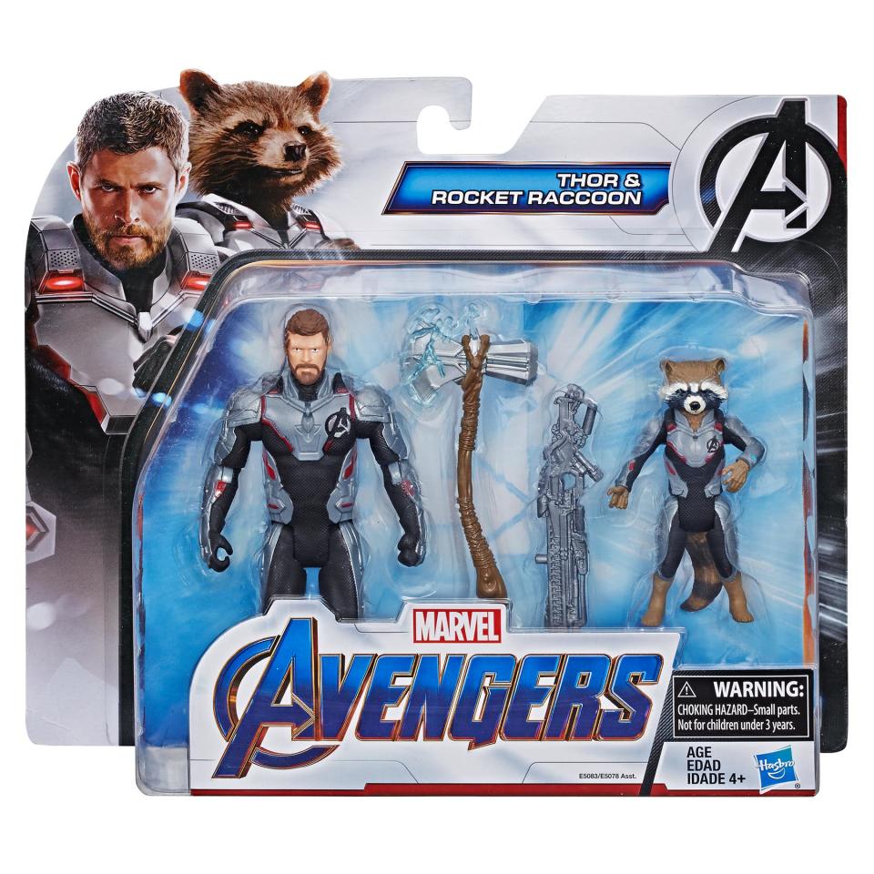 Thor and Rocket Raccoon 2-pack ($19.99)