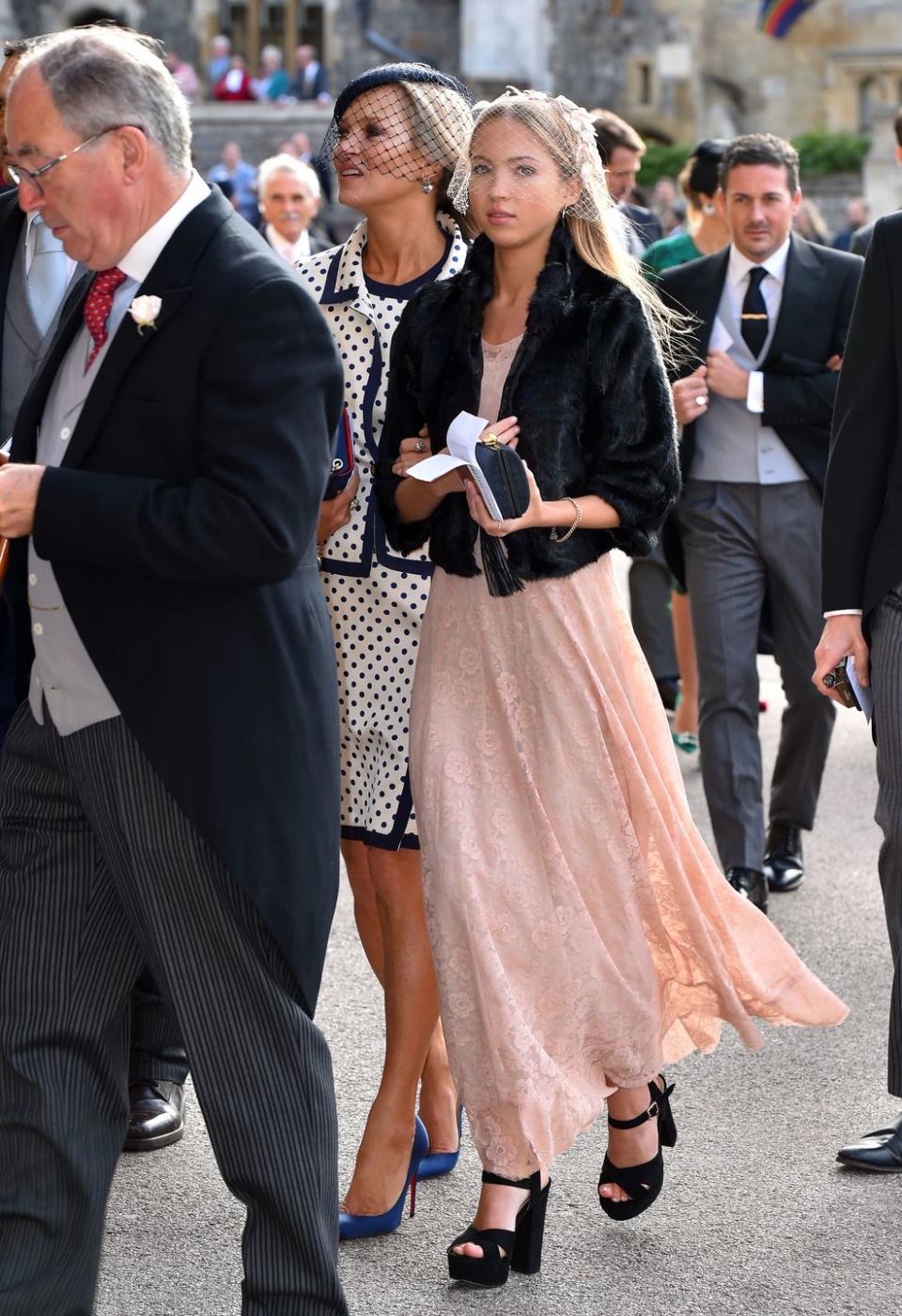 <p>Because clearly one supermodel isn't enough. Kate Moss and her daughter Lila coordinated in black, white, and pink outfits. </p>