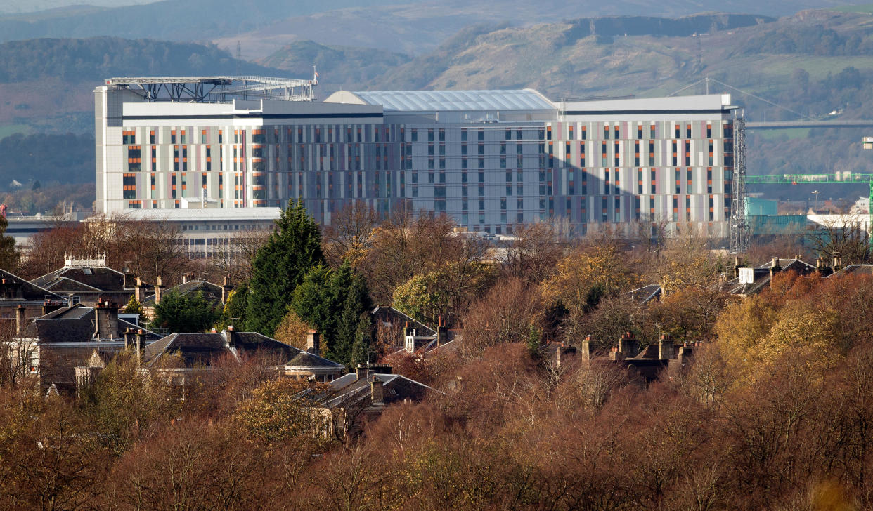 The man was arrested in the Queen Elizabeth University Hospital in Glasgow (Alamy/PA)