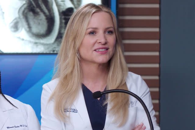 <p>ABC</p> Jessica Capshaw on 'Grey's Anatomy'