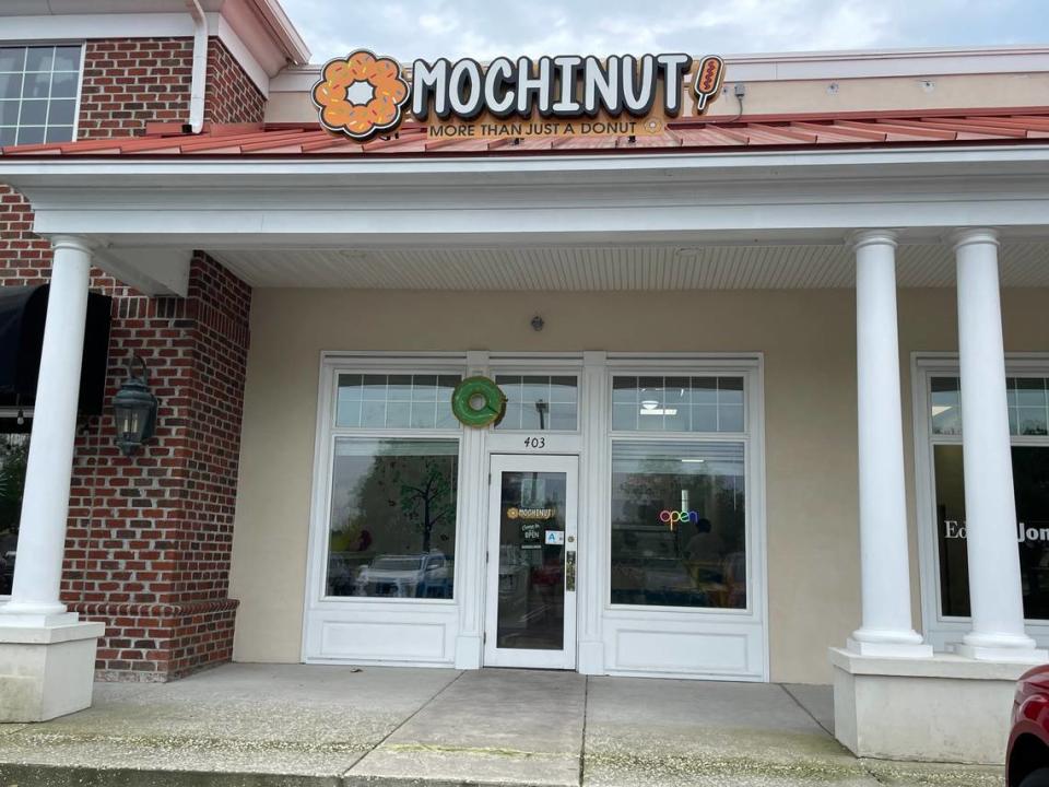 A new gourmet doughnut store, Mochinut, has opened in Myrtle Beach. The store sells doughnuts that combine the Japanese-style mochi with the American-style doughnut. It also sells Korean corn dogs. 