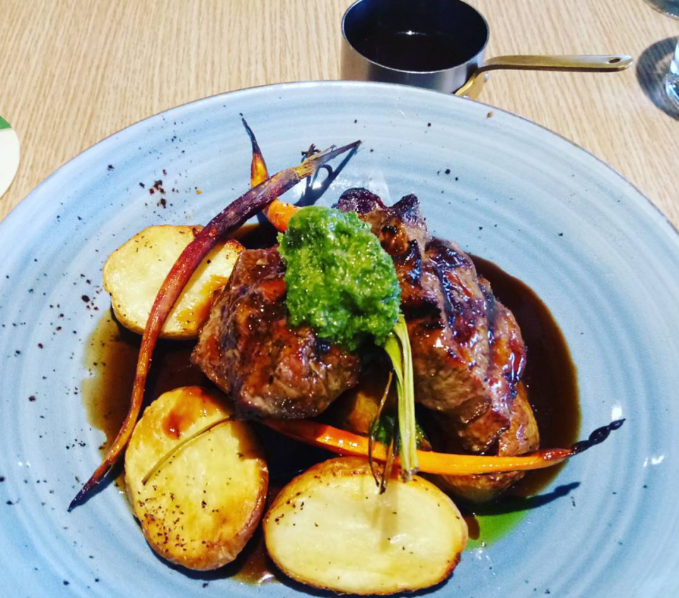 <p>It seems hard to remember the days when your meat came with just a sauce or a gravy rather than a mini saucepan or pool of carefully-drizzled and (hopefully) nicely-reduced wine jus to add that special something to a dish. [Photo: Instagram/rhianhardwidge] </p>