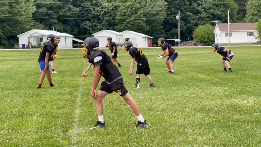 Maplewood runs through drills during training camp in Guys Mills this month. Class 1A could be the most fun class to watch in District 10 this season.