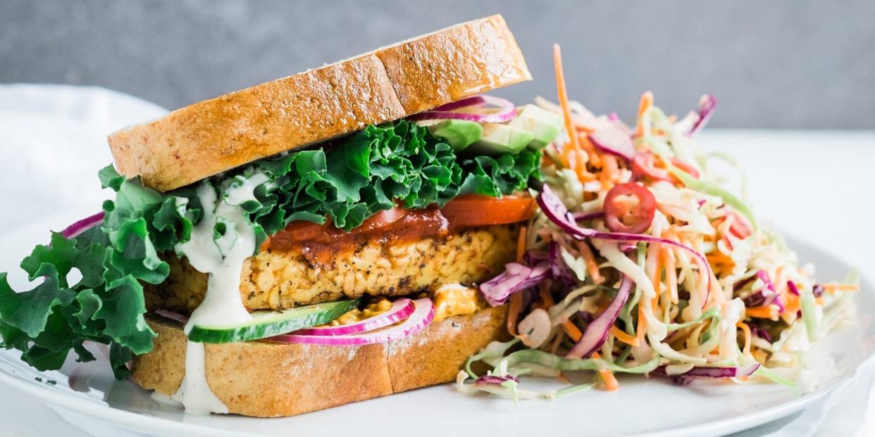 tempeh sandwich vegan healthy food