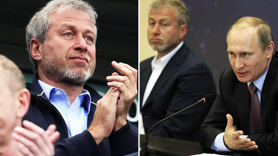 Roman Abramovich, pictured here with Vladimir Putin.