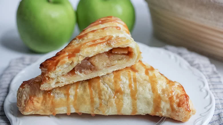 Apple turnovers with Granny Smith apples