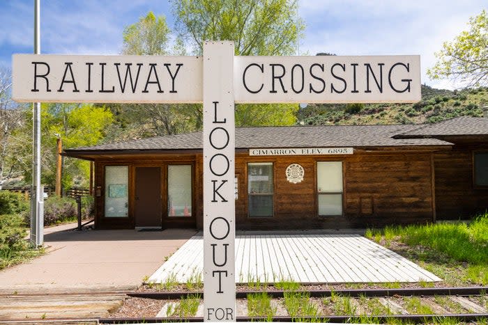 Visitor center in Cimarron, Colorado near the Black Canyon of the Gunnison National Park