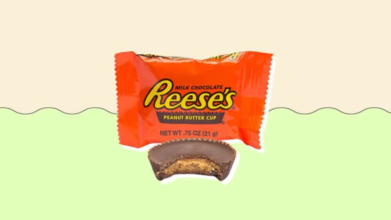 Reese's, the iconic peanut-butter-chocolate cup, unsurprisingly took the crown for America's favorite candy.