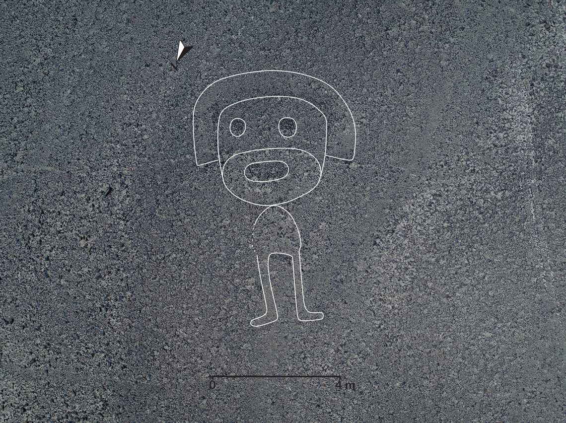 A human-like geoglyph.