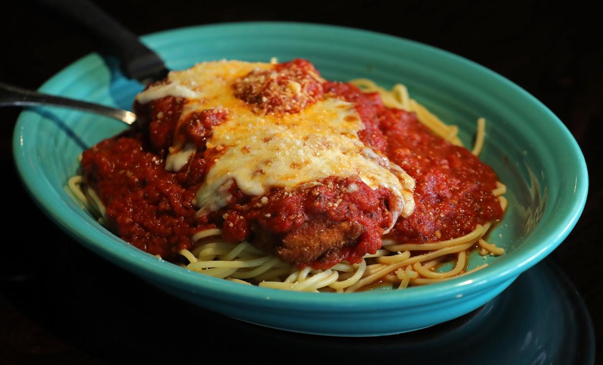 Spennato's in Northfield features chicken parmigiana on its menu.