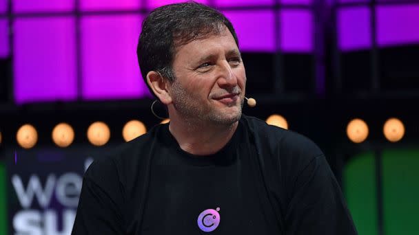 PHOTO: Alex Mashinsky appears on stage of the Web Summit 2021 at the Altice Arena in Lisbon, Portugal, Nov. 4, 2021. (Piaras Ã“ Mãdheach/Sportsfile via Getty Images, FILE)