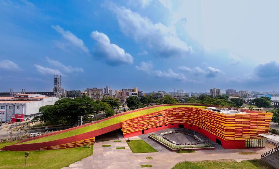 A cultural building in Lagos, Nigeria.