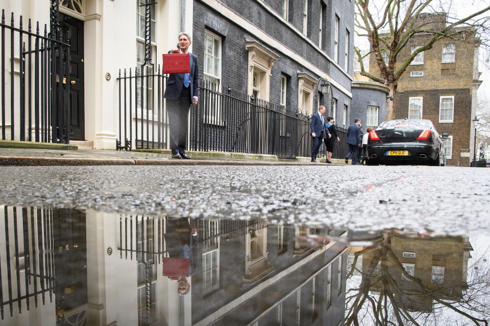 Chancellor Philip Hammond is still battling spiralling debts in central government, the ONS reveals (Getty Images)