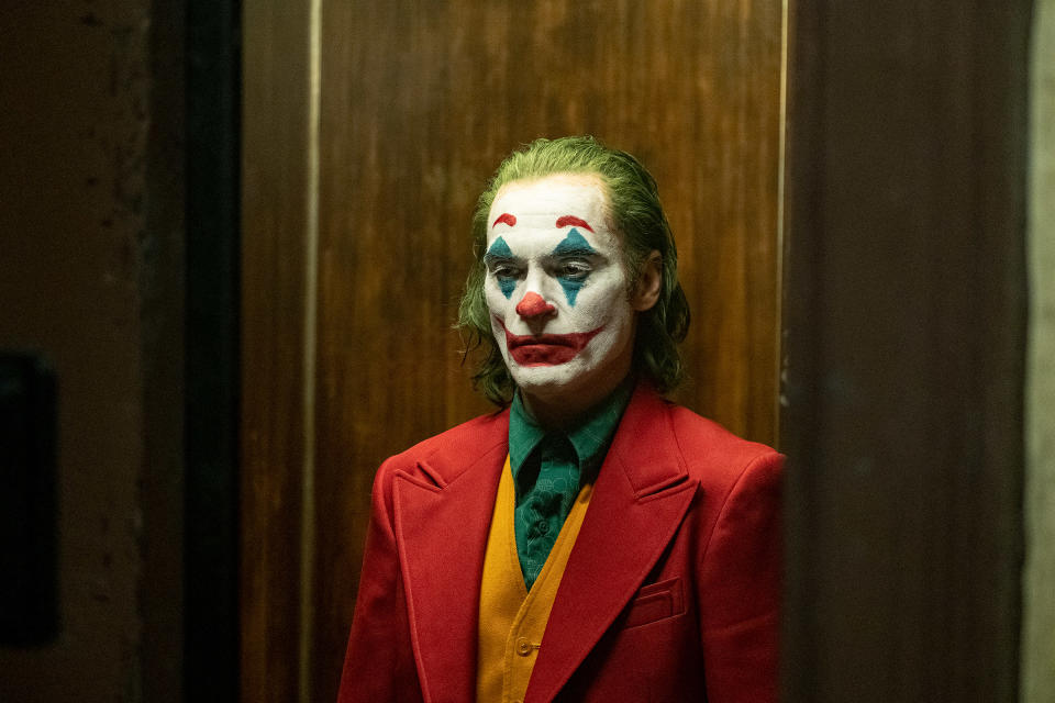 Todd Phillips’ dark take on Joker earned 11 nominations, including Actor in a Leading Role for star Joaquin Phoenix, Adapted Screenplay and Best Picture<span class="copyright">Warner Bros.</span>
