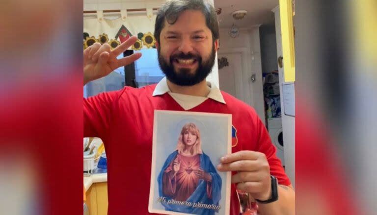 El presidente de Chile, Gabriel Boric, se declaró fan de Taylor Swift