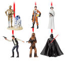 <p>Have your own <em>Star Wars Holiday Special</em> with this limited-edition set of six ornaments featuring <em>A New Hope</em> characters: Luke, Leia, Han, Chewie, Darth Vader, and R2-D2/C-3PO. Available for $59.95, there will only be 2,700 of these sets available. (Credit: Disney Store) </p>