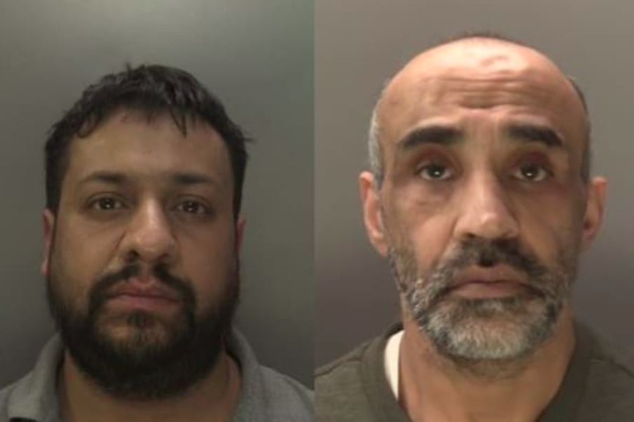 Shakti Gupta (l) and Baldev Singh Sahota (r) have been jailed over one of Britain's biggest drugs busts. (Metropolitan Police)