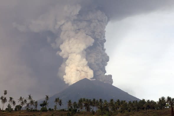 Bali volcano AP