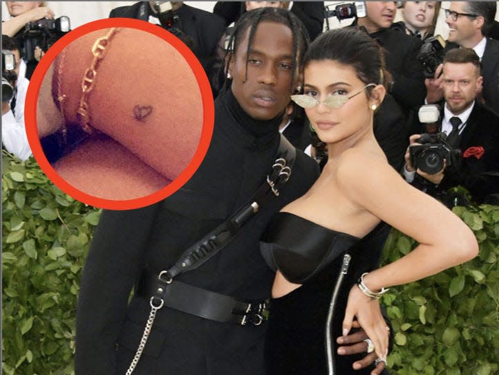 kylie jenner travis scott tattoo