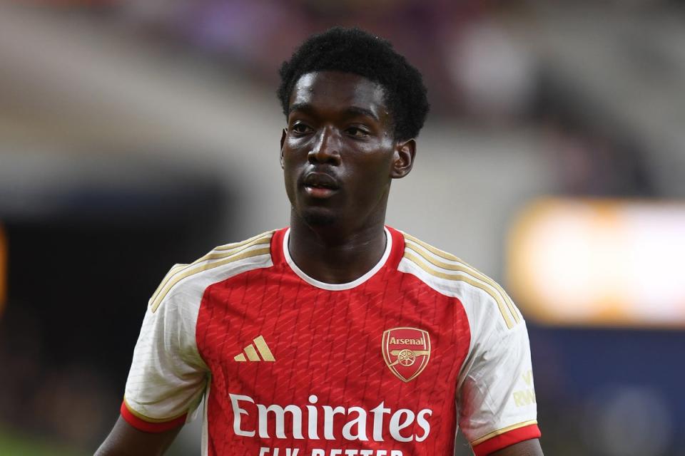 Amario Cozier-Duberry has been likened to Bukayo Saka (Arsenal FC via Getty Images)