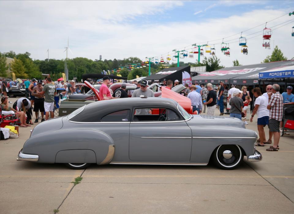 Hundreds of car and engine enthusiasts flocked to the Iowa State Fairgrounds for the Goodguys car show in 2022.