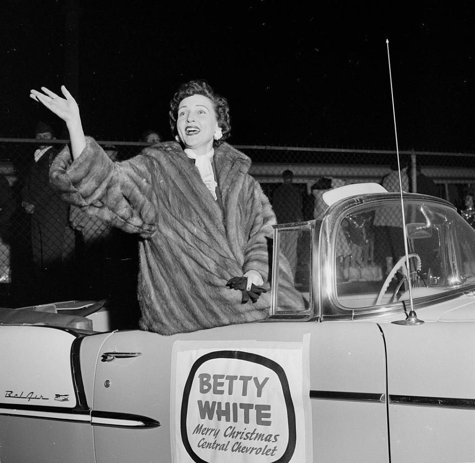 <p>Betty was honored during the Christmas parade in Los Angeles. </p>