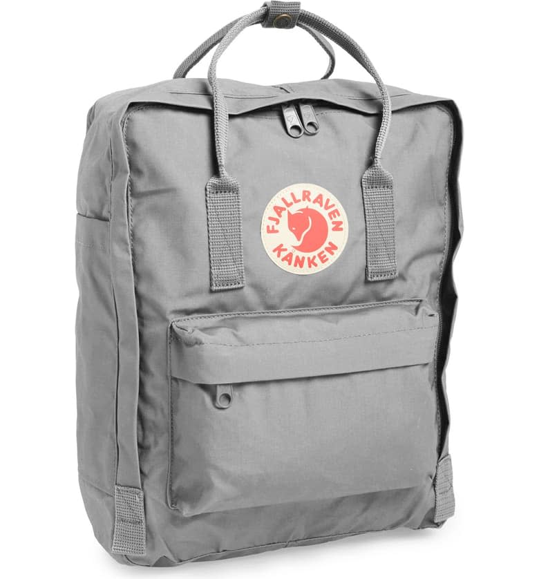 Fjällräven Kånken Water Resistant Backpack in fog