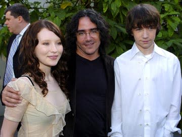 Emily Browning , director Brad Silberling and Liam Aiken at the Hollywood premiere of Paramount Pictures' Lemony Snicket's A Series of Unfortunate Events