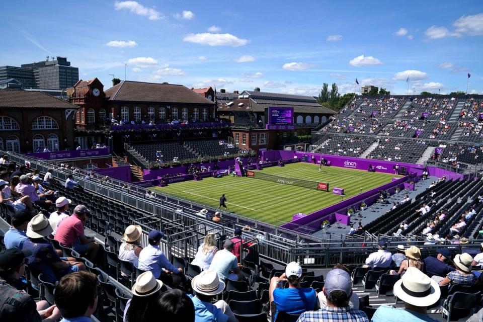 Banning Russian and Belarusian players from Queen’s Club and other tournaments came at a cost (John Walton/PA) (PA Archive)