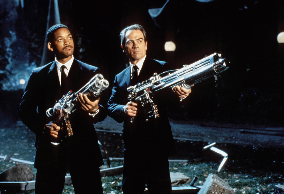 Will Smith and Tommy Lee Jones in "Men in Black"