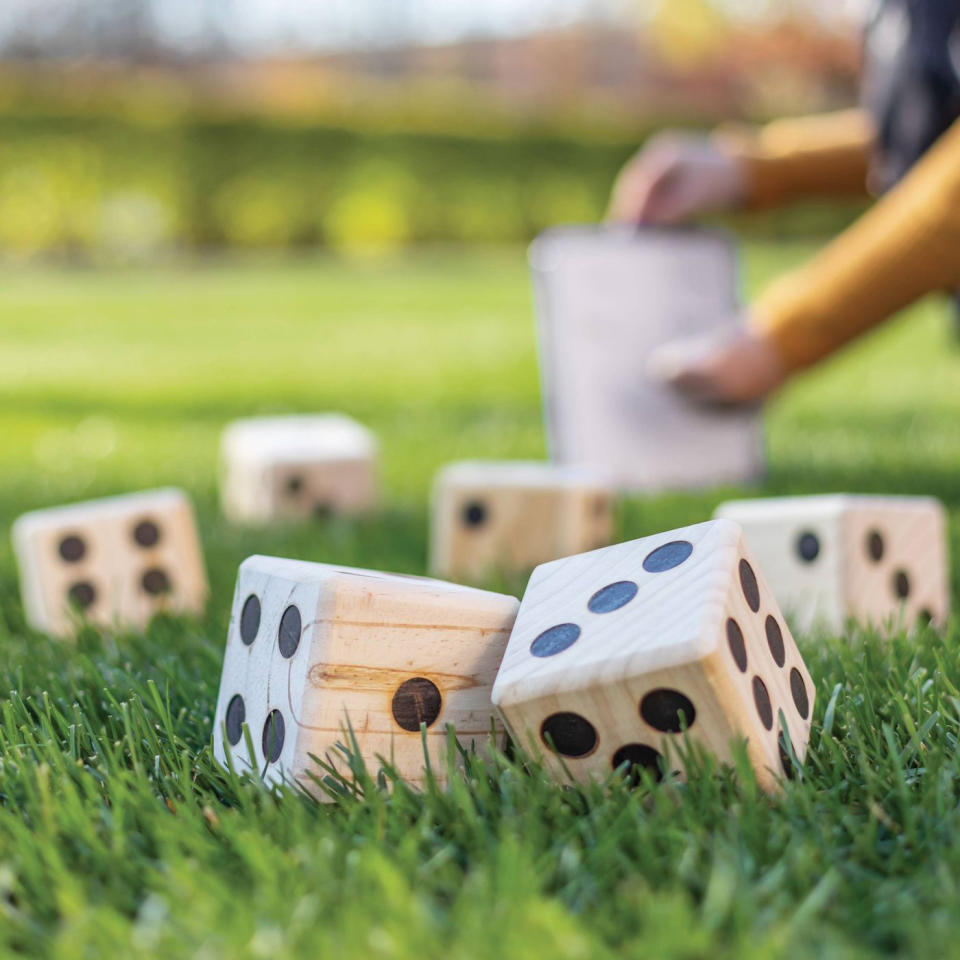 Wooden Yard Dice