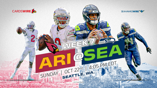 TV map, game day info for Week 7 game between Seahawks, Cardinals