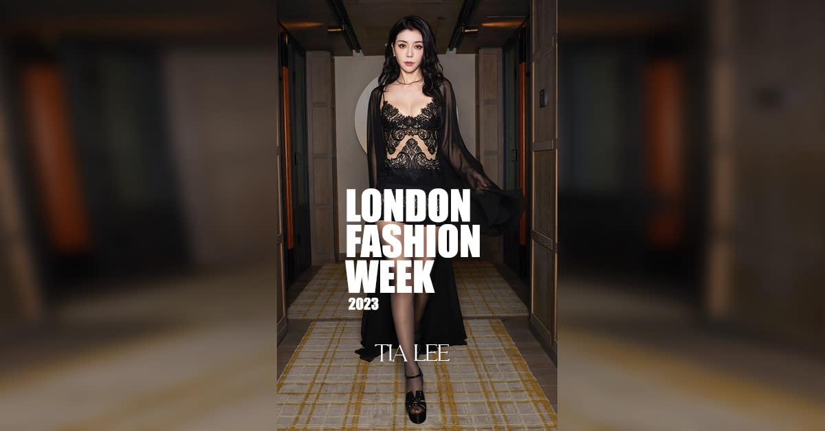 Tia Lee at London Fashion Week 2023