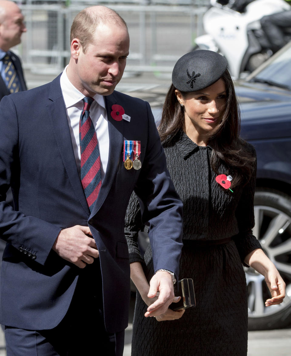 Prince William is apparently fuming over Meghan Markle’s baby shower. Photo: Getty Images