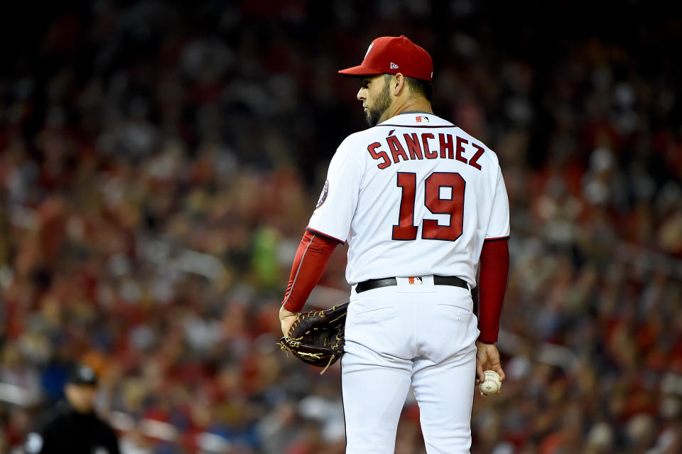 Anibal Sanchez will be a key contributor for the Nats in the NLCS. (Photo by Will Newton/Getty Images)
