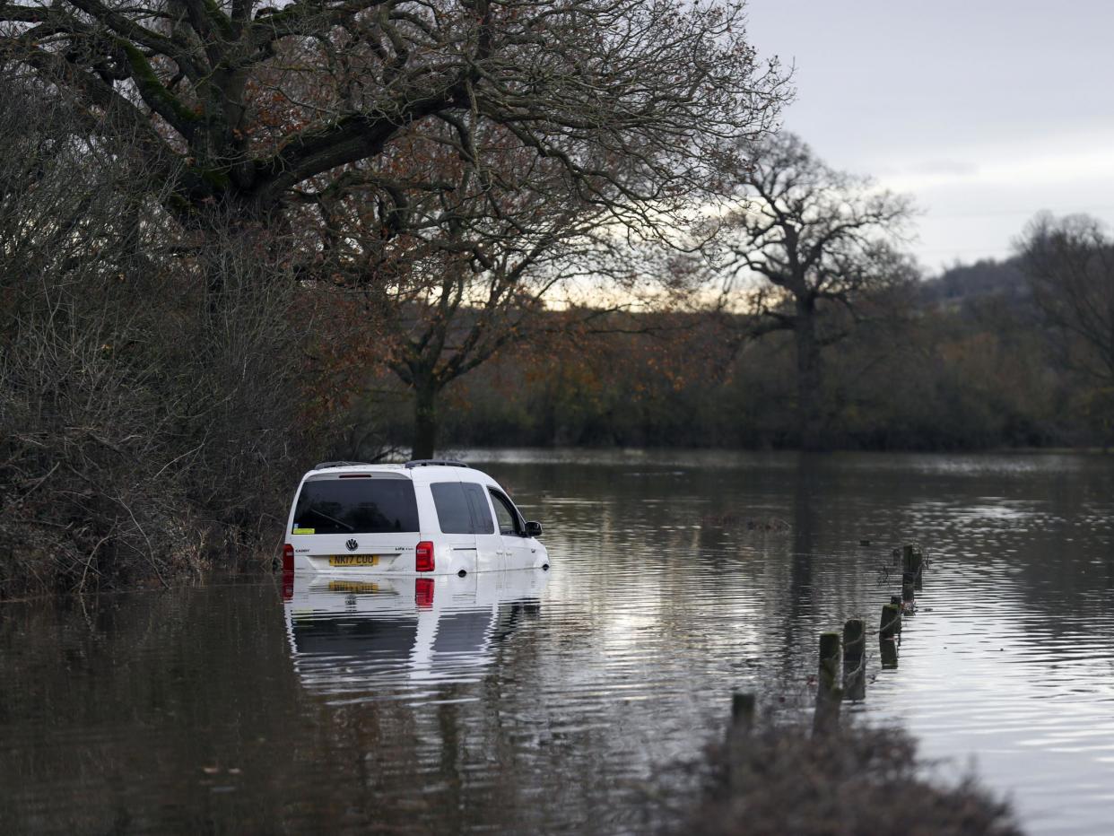 Flood warnings have been issued across the UK due to rising river levels: PA Wire/PA Images